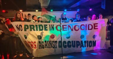 Åbning af Copenhagen Winter Pride kapret af demonstranter