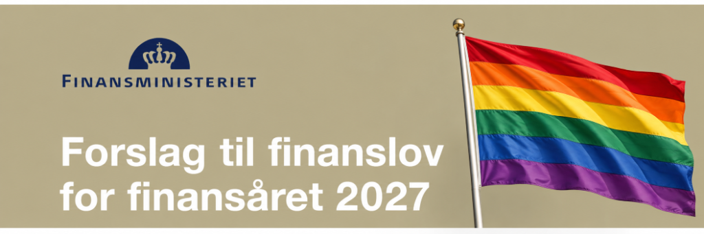 Sådan fordeles pengene til LGBT+ indsatser i finanslovsforslaget for 2027 