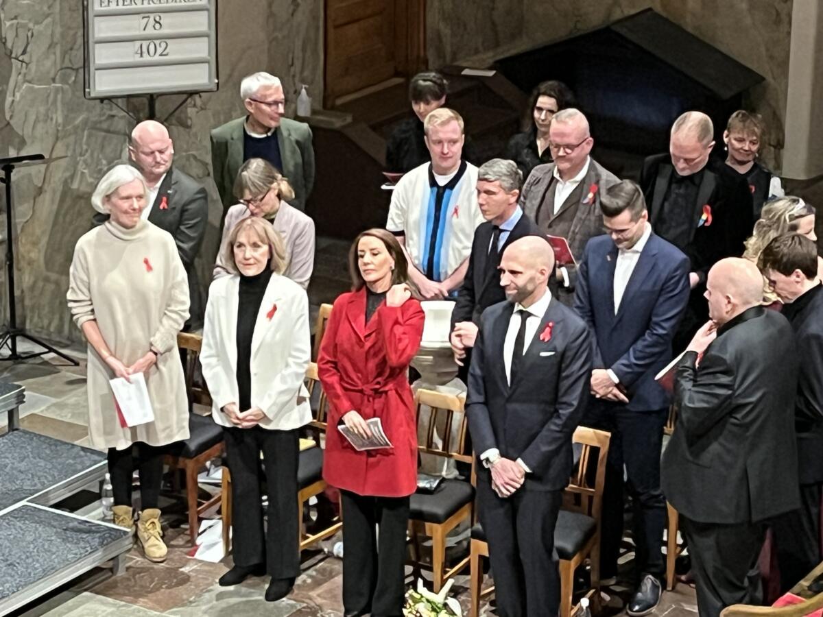 Susse Wold, H:K:H: Prinsesse Marie og Lars-Christian Østergreen.Foto: Jerry Jonasson