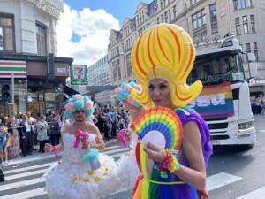 Der var masser at se på til dettes års Prideparade i Stockholm.