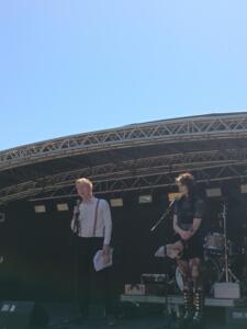 Åbningstale ved forpersonerne for Odense Pride Nicklas og Tess.