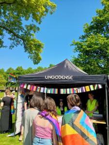 Ung Odense havde også et telt i Kongens Have.